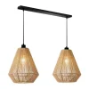 2-flammige Pendelleuchte aus Jute Natur - Navugada^Wohnen Best