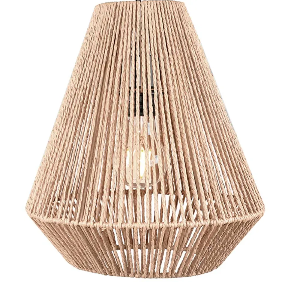 2-flammige Pendelleuchte aus Jute Natur - Navugada^Wohnen Best