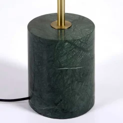 2-flammige Stehleuchte mit weißen Glas Kugelschirmen - Partiona^Wohnen New