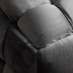 Flechtdesign Samtbank in Platingrau - Lessia^Wohnen Online