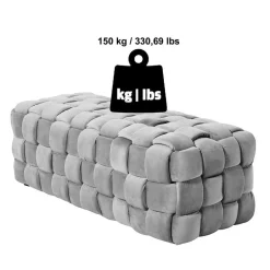 Flechtoptik Polsterbank in Cremeweiß - Vignus^Wohnen Online