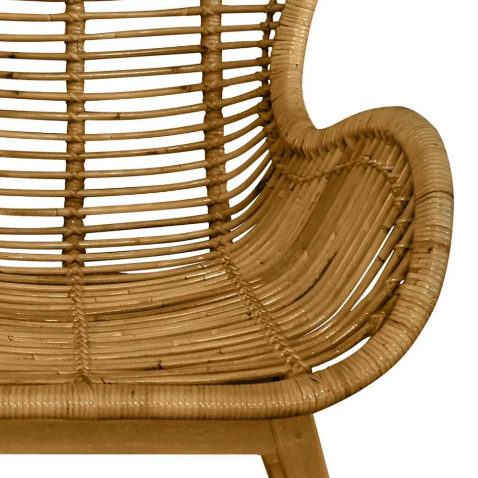 Fledermaus Sessel aus Rattan - Krems^Wohnen Outlet