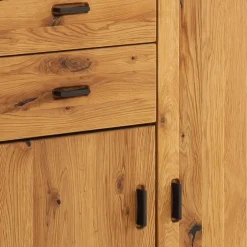 Wohnen Flur Hochkommode aus Balkeneiche Massivholz - Robats