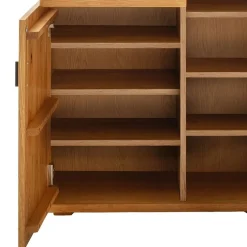 Wohnen Flur Hochkommode aus Balkeneiche Massivholz - Robats