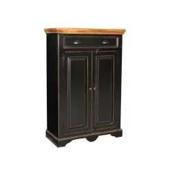 Wohnen Flur Kommode Sentiments in Schwarz