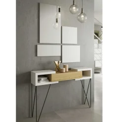 Flur Konsolentisch & Spiegel Set - Orydan (fünfteilig)^Wohnen