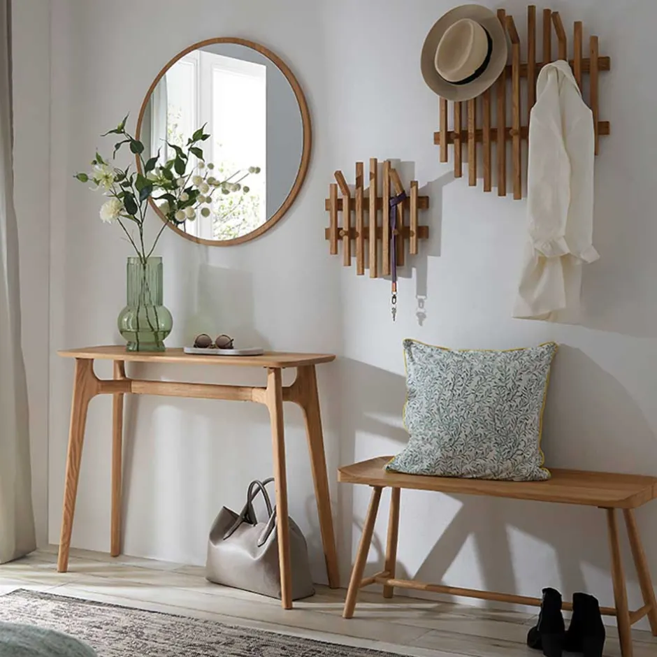 Wohnen Flur Konsolentisch mit Schweizer Kante - Gangizo