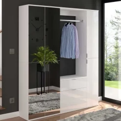 Flur Möbelblock kompakt 152x193x34 cm - Ejulia (dreiteilig)^Wohnen Hot