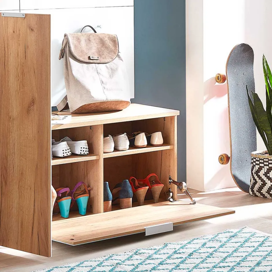 Wohnen Flur Schuhbank mit Klappe - Reestyl