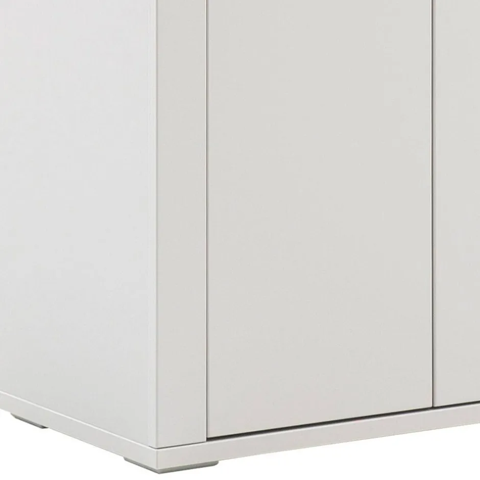 Wohnen Flur Vertiko in Lichtgrau mit Wildeiche - Ballina