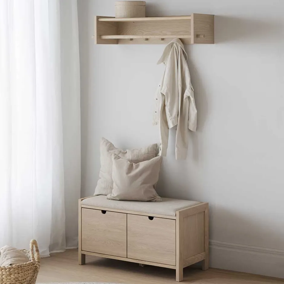 Flurbank & Hängegarderobe Set - Pluta (zweiteilig)^Wohnen New