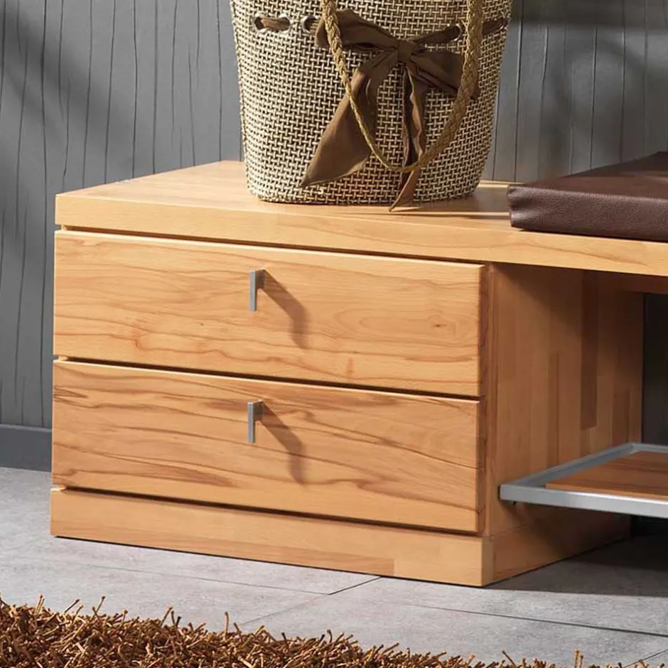 Flurbank Coestra aus Kernbuche Massivholz^Wohnen