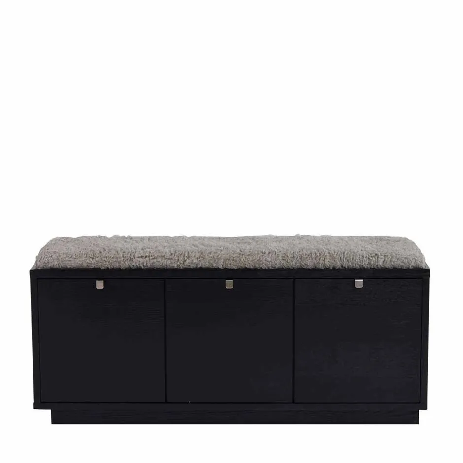 Flurbank Geskan in Schwarz Grau^Wohnen Clearance