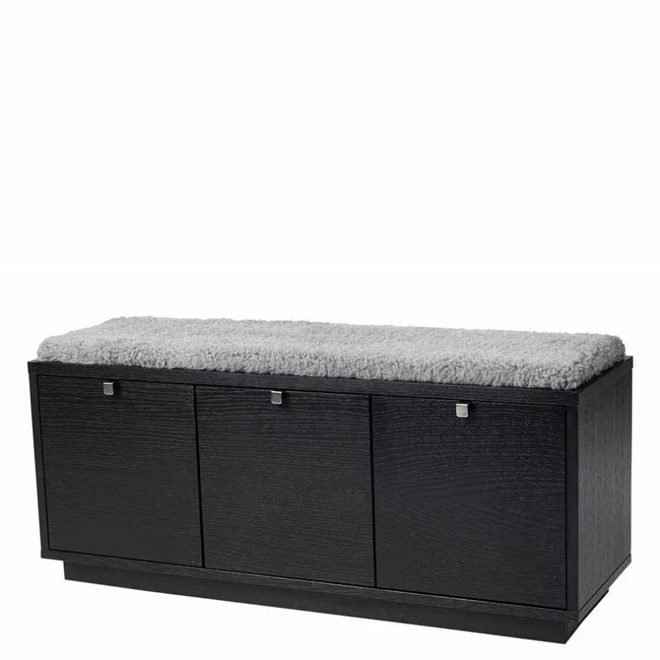 Flurbank Geskan in Schwarz Grau^Wohnen Clearance