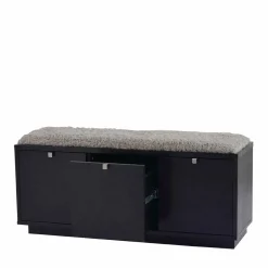 Flurbank Geskan in Schwarz Grau^Wohnen Clearance