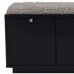 Flurbank Geskan in Schwarz Grau^Wohnen Clearance