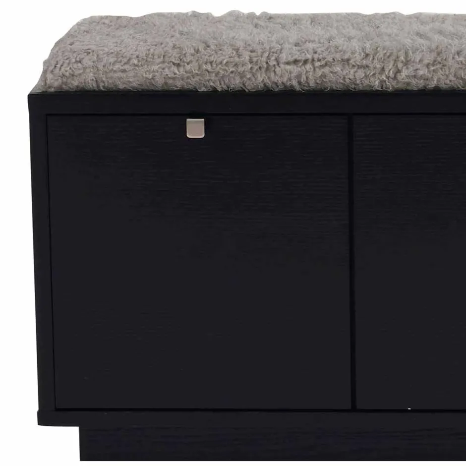 Flurbank Geskan in Schwarz Grau^Wohnen Clearance