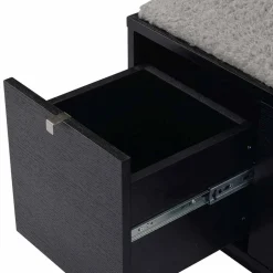 Flurbank Geskan in Schwarz Grau^Wohnen Clearance