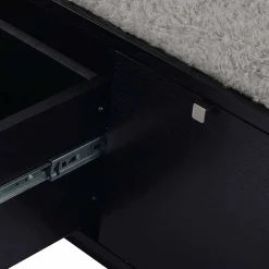 Flurbank Geskan in Schwarz Grau^Wohnen Clearance