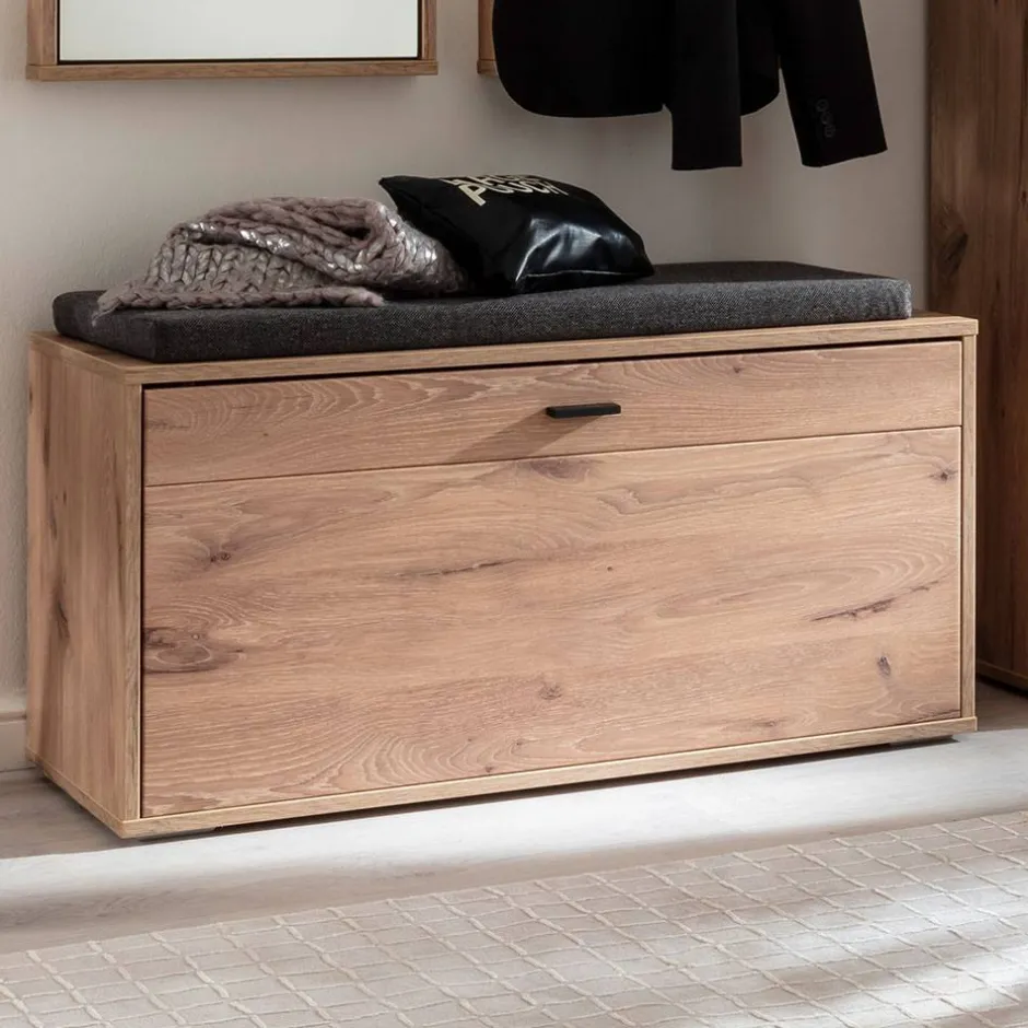 Wohnen Flurbank in Wildeiche Dekor - Vapposia