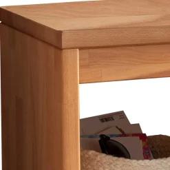 Wohnen Flurbank mit Schuhablage aus Buche & Metall - Shimousa