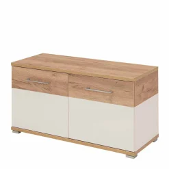 Wohnen Flurbank Vicanossa in Weiß Eiche