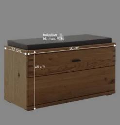 Wohnen Flurmöbel Kombination teilmassiv - Manaus (vierteilig)