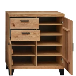 Wohnen Flurmöbel Set in Wildeiche - Elprisca (vierteilig)