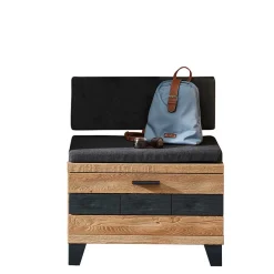 Wohnen Flurmöbel Set in Wildeiche - Elprisca (vierteilig)