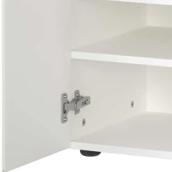 Flurschrank mit Glasfront in Weiß - Kofi^Wohnen New