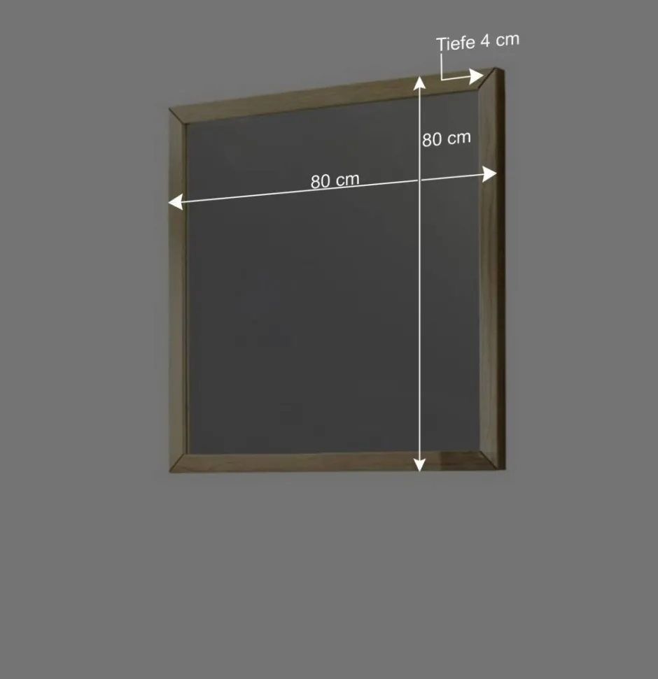 Wohnen Flurspiegel Natrius aus Wildeiche Massivholz