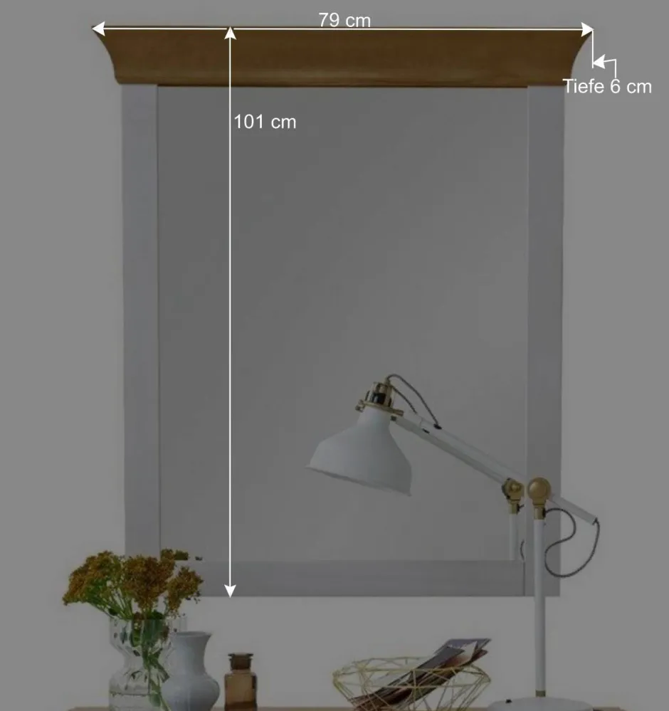 Flurspiegel Sibiuta in Weiß^Wohnen Clearance