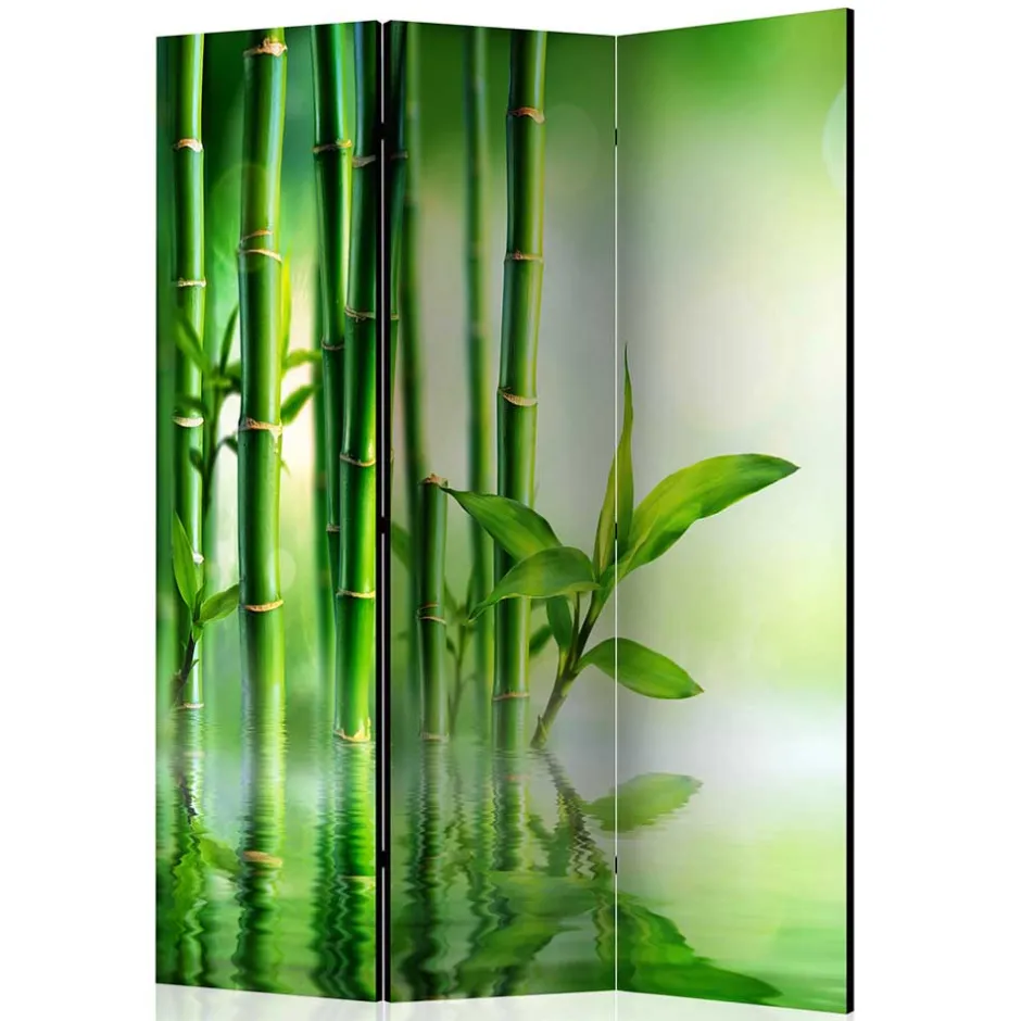 Foto Paravent mit Bambus & Wasser Motiv - Enyi^Wohnen New