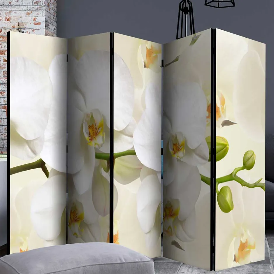 Fotoprint Leinwand Paravent Weiße Orchideen - Aury^Wohnen Outlet