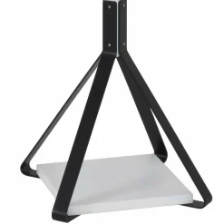 Wohnen Frei stehender Garderobenständer in Schwarz Weiß Iliandro 178cm hoch