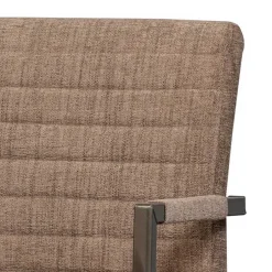 Freischwinger Armlehnenstuhl in Braun meliert - Sicilia (2er Set)^Wohnen New