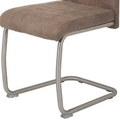 Wohnen Freischwinger Stühle in Schlamm - Burga (Set)