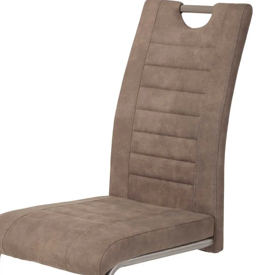 Wohnen Freischwinger Stühle in Schlamm - Burga (Set)