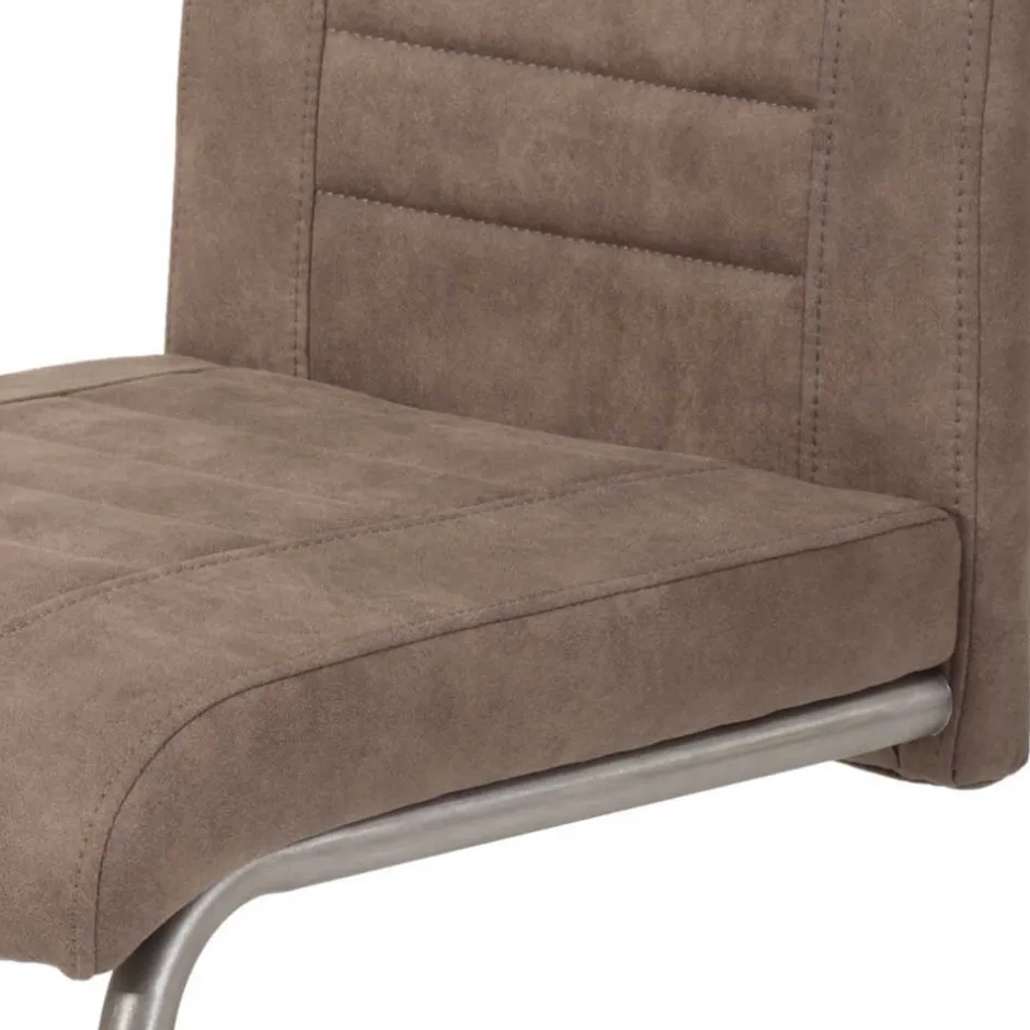 Wohnen Freischwinger Stühle in Schlamm - Burga (Set)