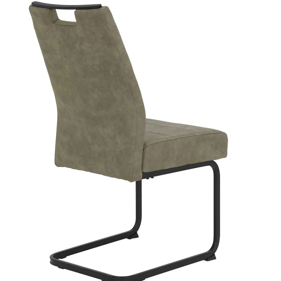 Wohnen Freischwinger Swingstuhl in Schlamm - Dastrata (Set)