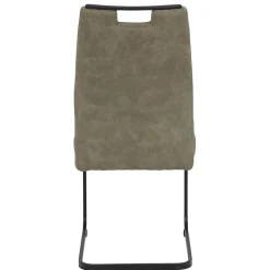 Wohnen Freischwinger Swingstuhl in Schlamm - Dastrata (Set)