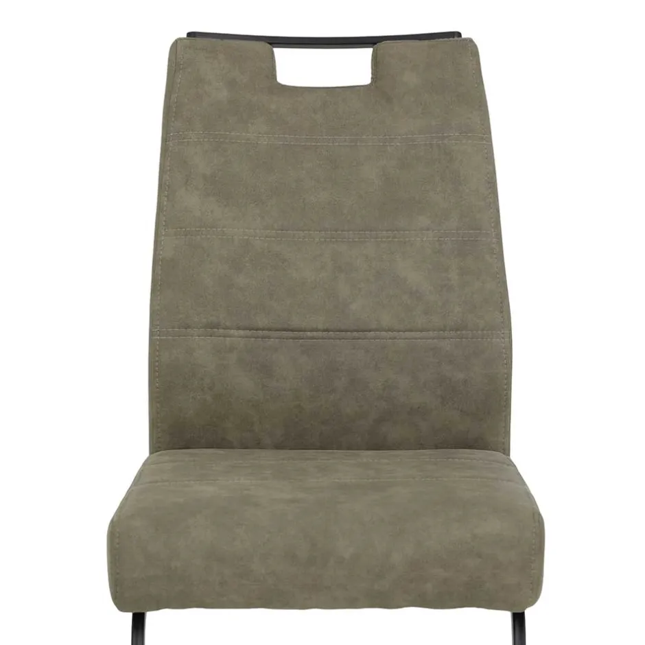 Wohnen Freischwinger Swingstuhl in Schlamm - Dastrata (Set)