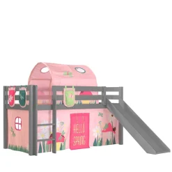 Frühling Spielbett mit Tunnel & Rutsche - Barosio^Wohnen Sale