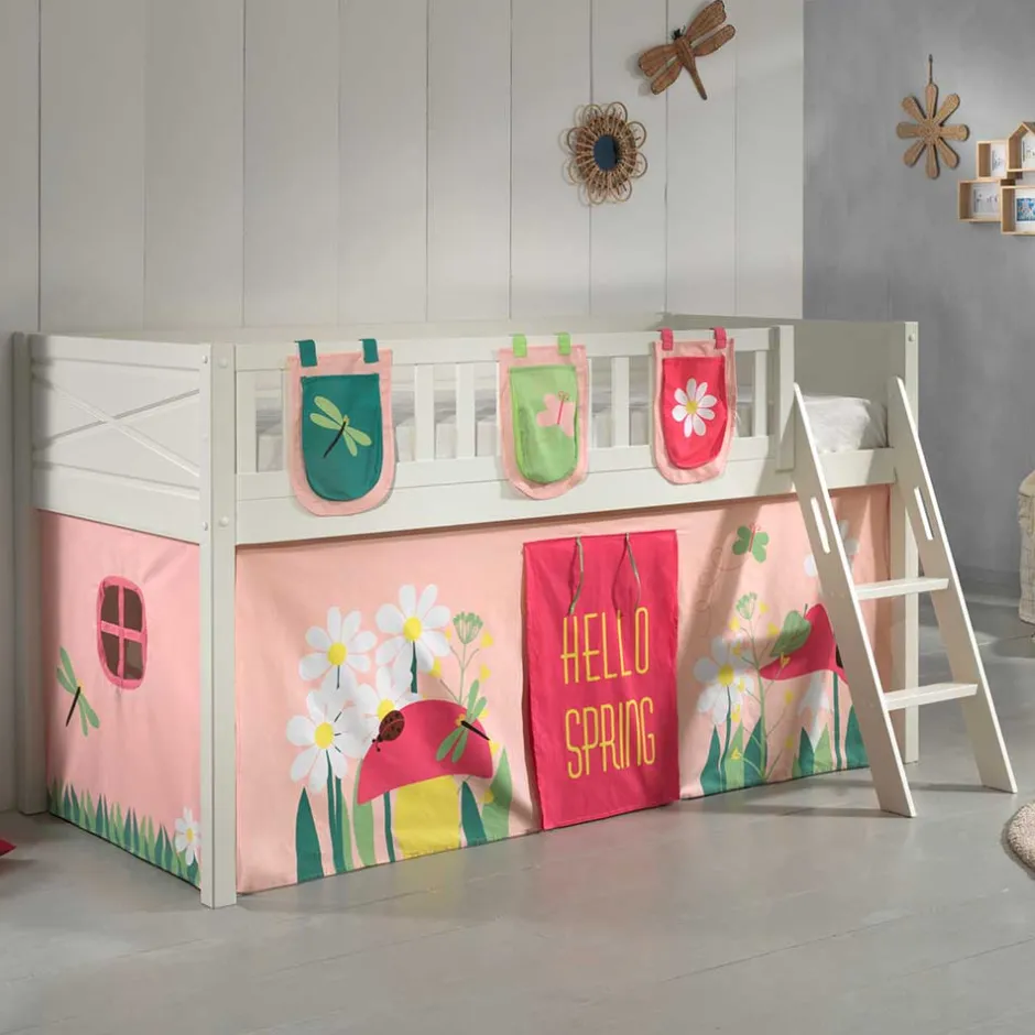 Kinder Wohnen Frühlingshaftes Hochbett Spielbett - Lovran