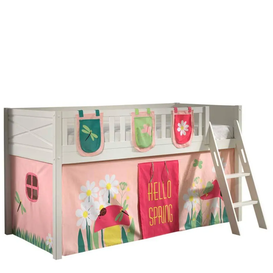 Kinder Wohnen Frühlingshaftes Hochbett Spielbett - Lovran