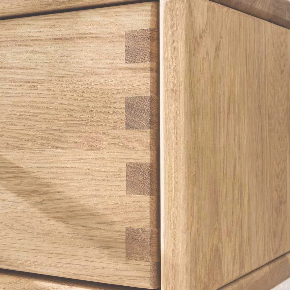 Wohnen Funktionelle Flurbank aus Holz - Dulciana