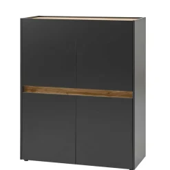 Wohnen Funktionelle Wohnwand Möbel - Ahilav (fünfteilig)