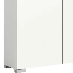 Wohnen Funktioneller Schuhschrank mit zwei Türen & Klappe - Suad