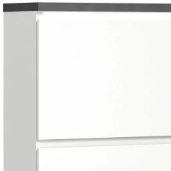 Wohnen Funktioneller Schuhschrank mit zwei Türen & Klappe - Suad