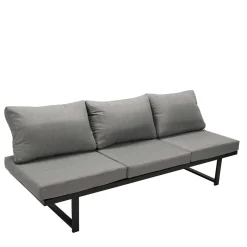 Wohnen Funktionelles Gartensofa Liege aus Alu - Curedo